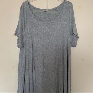 Grey tshirt dress
